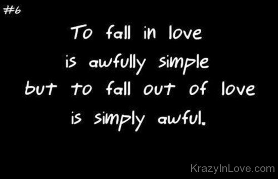 To Fall In Love Is Awfully Simple-dcv327