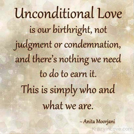 Unconditional Love Is Our Birthright-tyu518