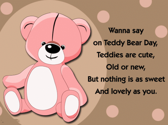 Wanna Say On Teddy Bear Day-hnu319