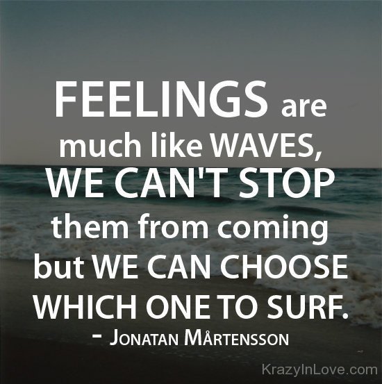We Can Not Stop Feelings