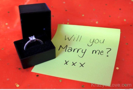 Will You Marry Me With Ring-ght921