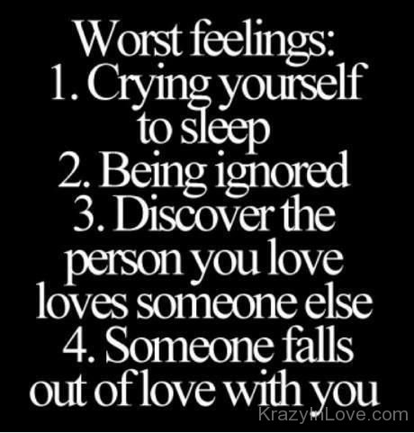 Worst Feelings
