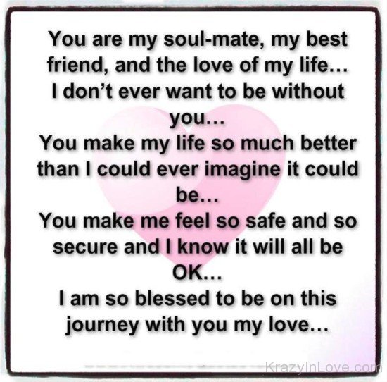 You Are My Soulmate,My Best Friend-abu823