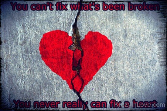 You Never Really Can Fix A Heart-kil1224