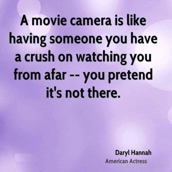 A Movie Camera Is Like Having Someone-tr501