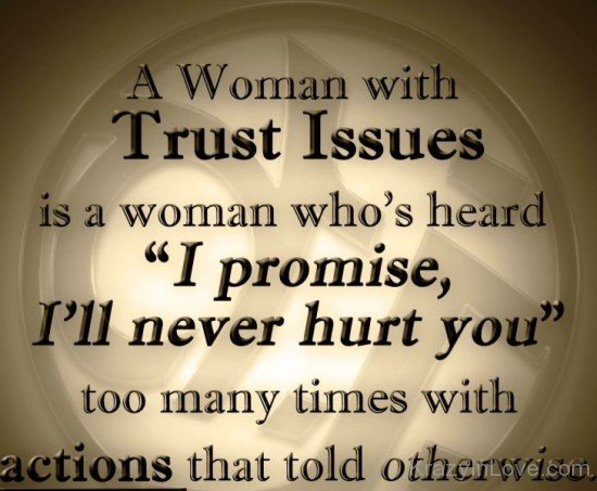 A Woman With Trust Issues-yt502
