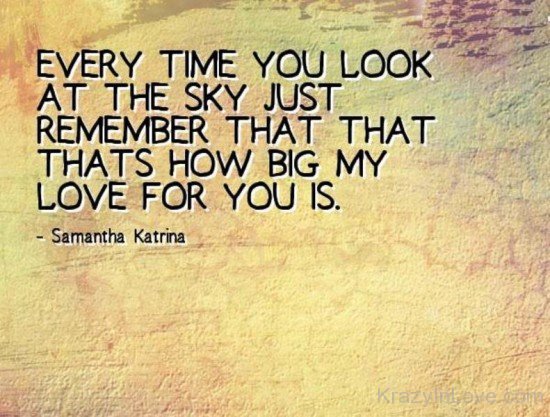 Every Time You Look At The Sky-uy608