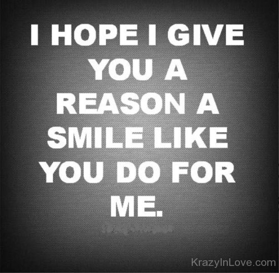 I Hope I Give You A Reason-ug411