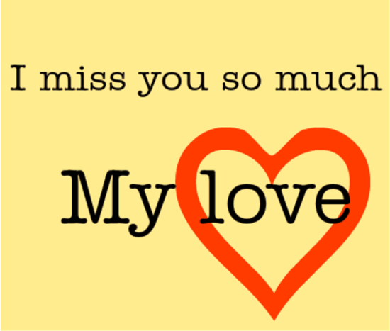 I Miss You So Much My Love-yt615