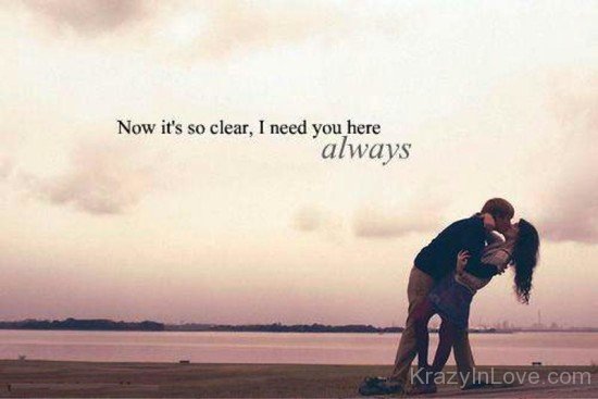 I Need You Here Always-nb508