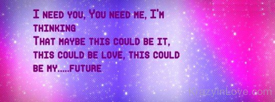 I Need You,You Need Me-nb519