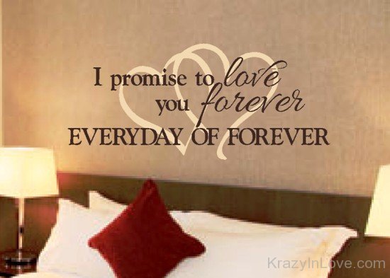 I Promise To Love You Forever Everyday-hj809