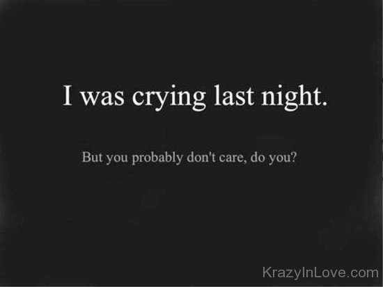 I Was Crying Last Night-vn518