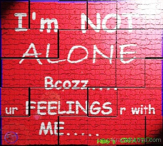 I'm Not Alone Because Your Feelings Are With Me-tr5406