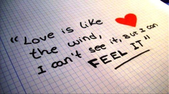 Love Is Like The Wind-tr5410