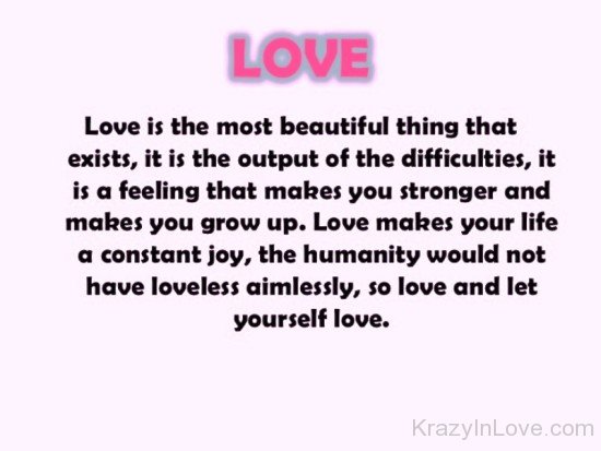 Love Is The Most Beautiful Thing-tr5413