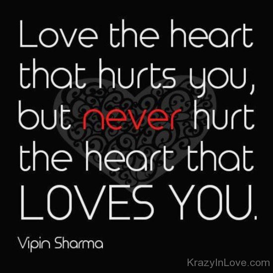 Love The Heart That Hurts You-yt525