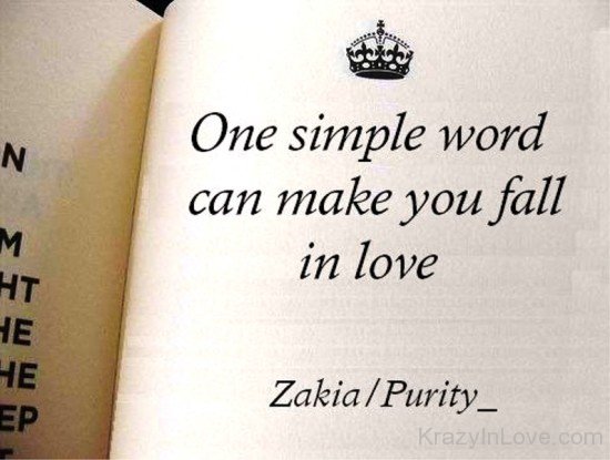 One Simple Word Can Make You Fall In Love-kj827