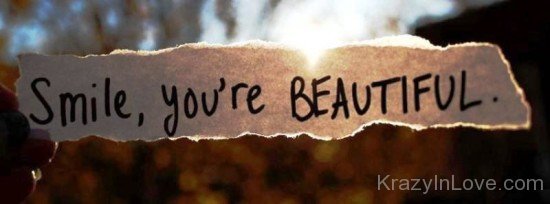 Smile,You Are Beautiful-qe219