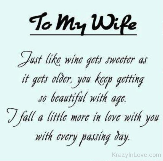 To My Wife Just Like Wine-yu7828