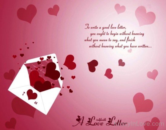 To Write A Good Love Letter-re440