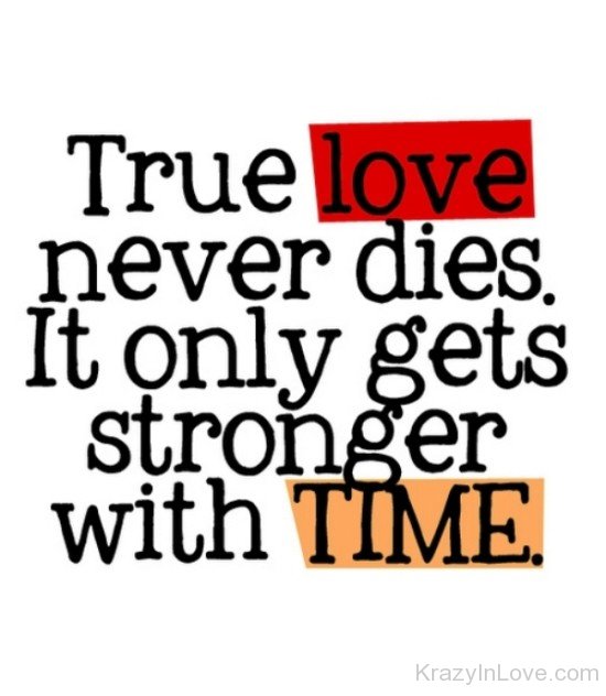 True Love Never Dies-nm811