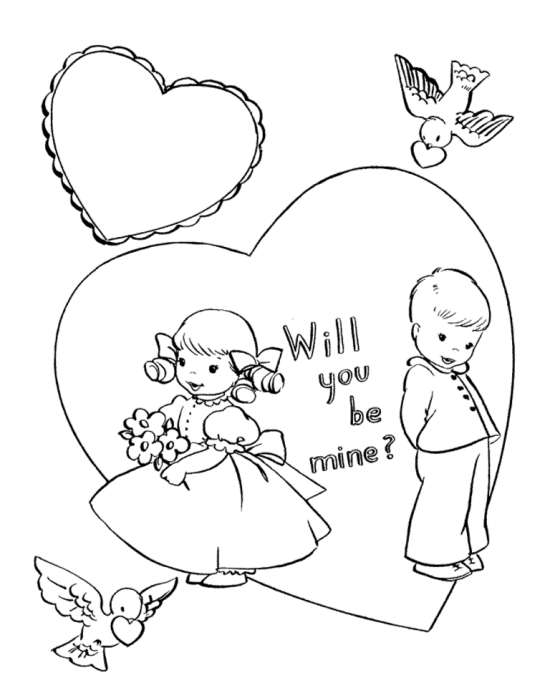 Will You Be Mine Cute Little Couple-qw133