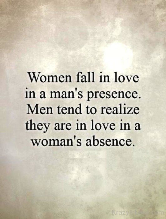 Women Fall In Love In A Man's Presence-kj842