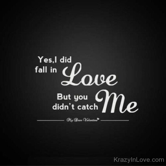 Yes,I Did Fall In Love-kj843