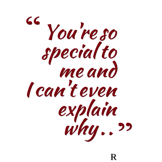 You're So Special To Me-vf432