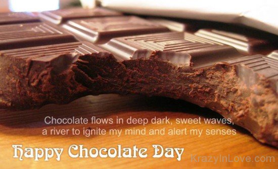 Chocolate Flows In Deep Dark-gy605
