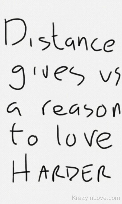 Distance Gives Us A Reason-dv502