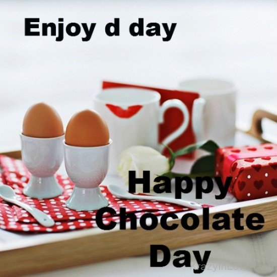 Enjpy The Day Happy Chocolate Day-gy608