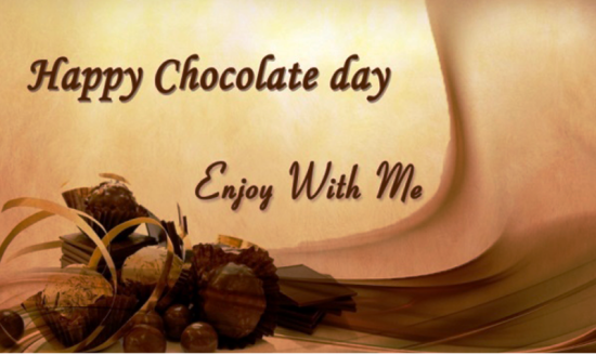 Happy Chocolate Day Enjoy With Me-gy610
