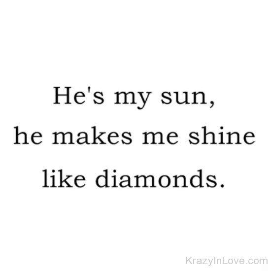 He's My Sun-rv303