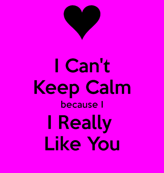I Can't Keep Calm Because I Really Like You-vt401