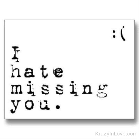 I Hate Missing You-gb709