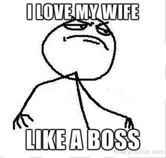 I Love My Wife Like A Boss-cy509