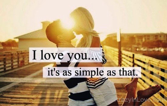 I Love You It's As Simple As That-vb609