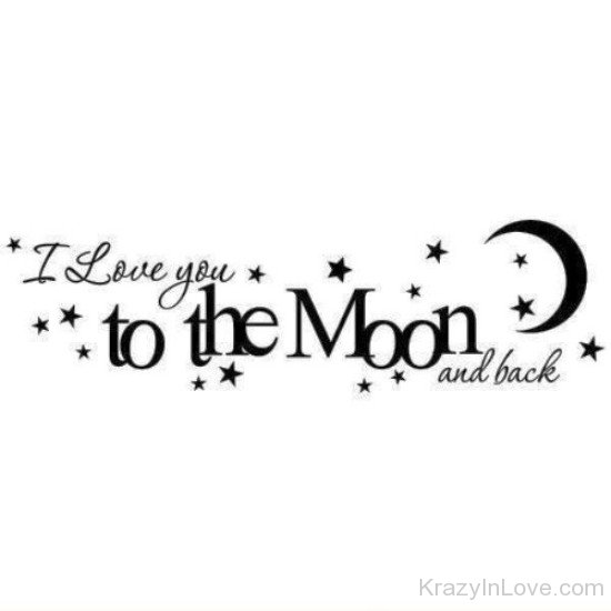 I Love You To The Moon And Back-yn905