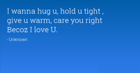 I Wanna Hug You Hold You Tight-dc423