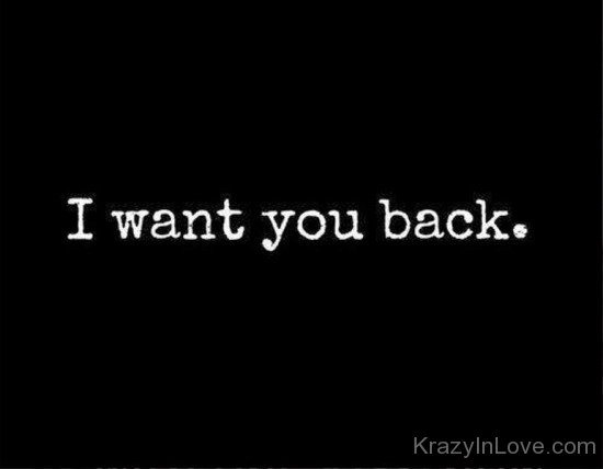 I Want You Back-vr115