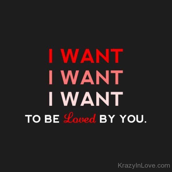 I Want,Want To Be Loved By You-vr129