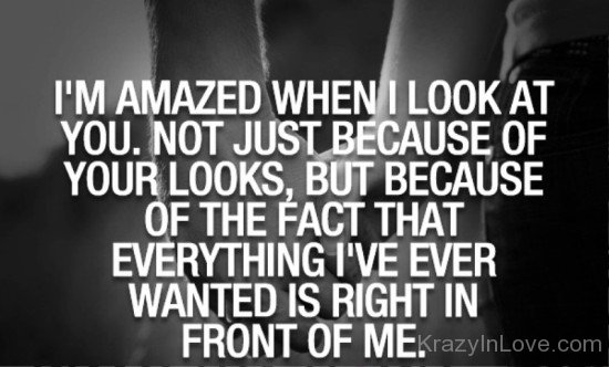 I'm Amazed When I Look At You-gb713