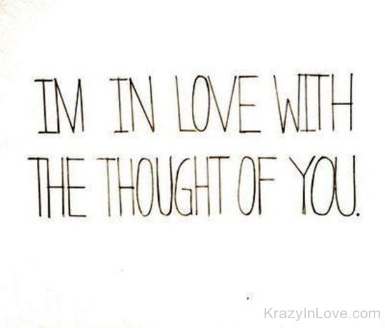 I'm In Love With The Thought Of You-yn909