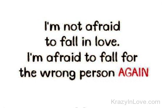 I'm Not Afraid To Fall In Love-ed125