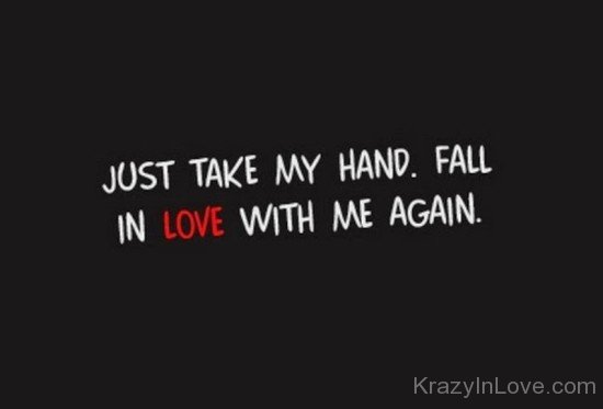 Just Take My Hand-tr517