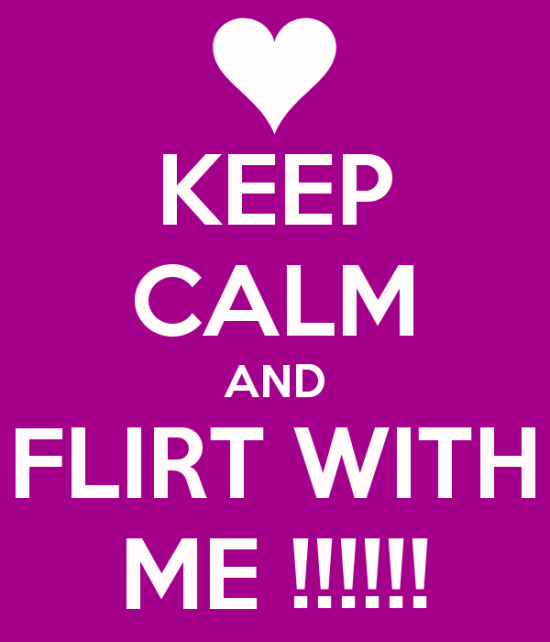 Keep Calm And Flirt With Me-tb614