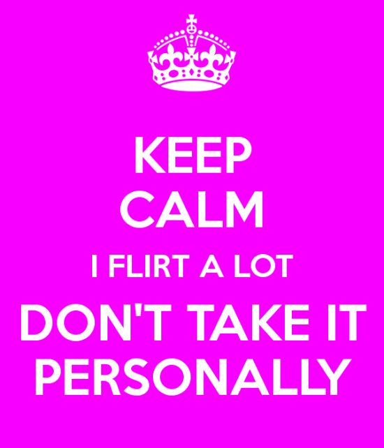 Keep Calm I Flirt A Lot-tb615