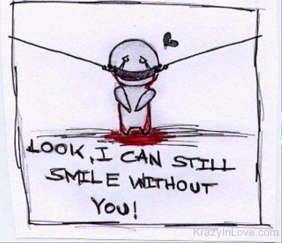 Look,I Can Still Smile Without You-un519